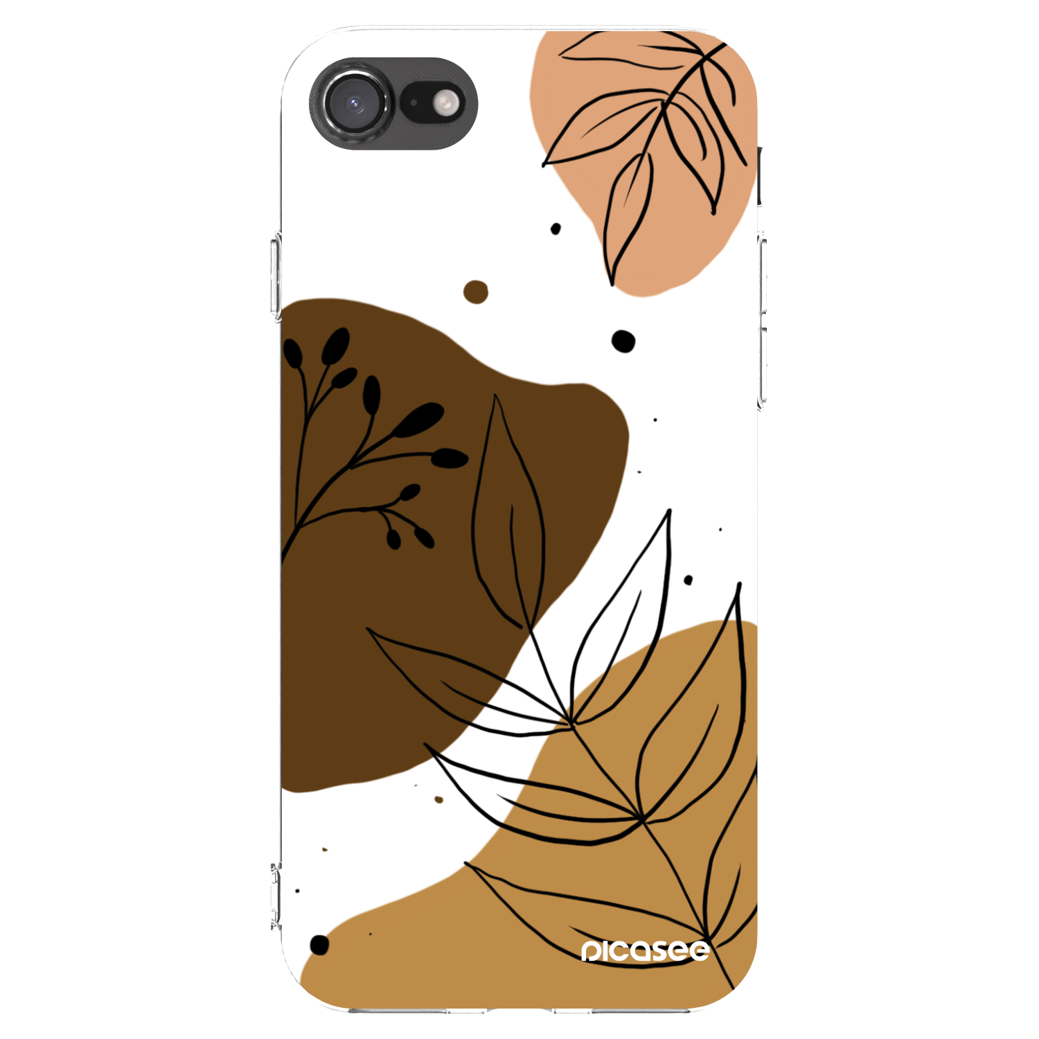Picasee silikonový průhledný obal pro Apple iPhone SE 2020 - Boho style