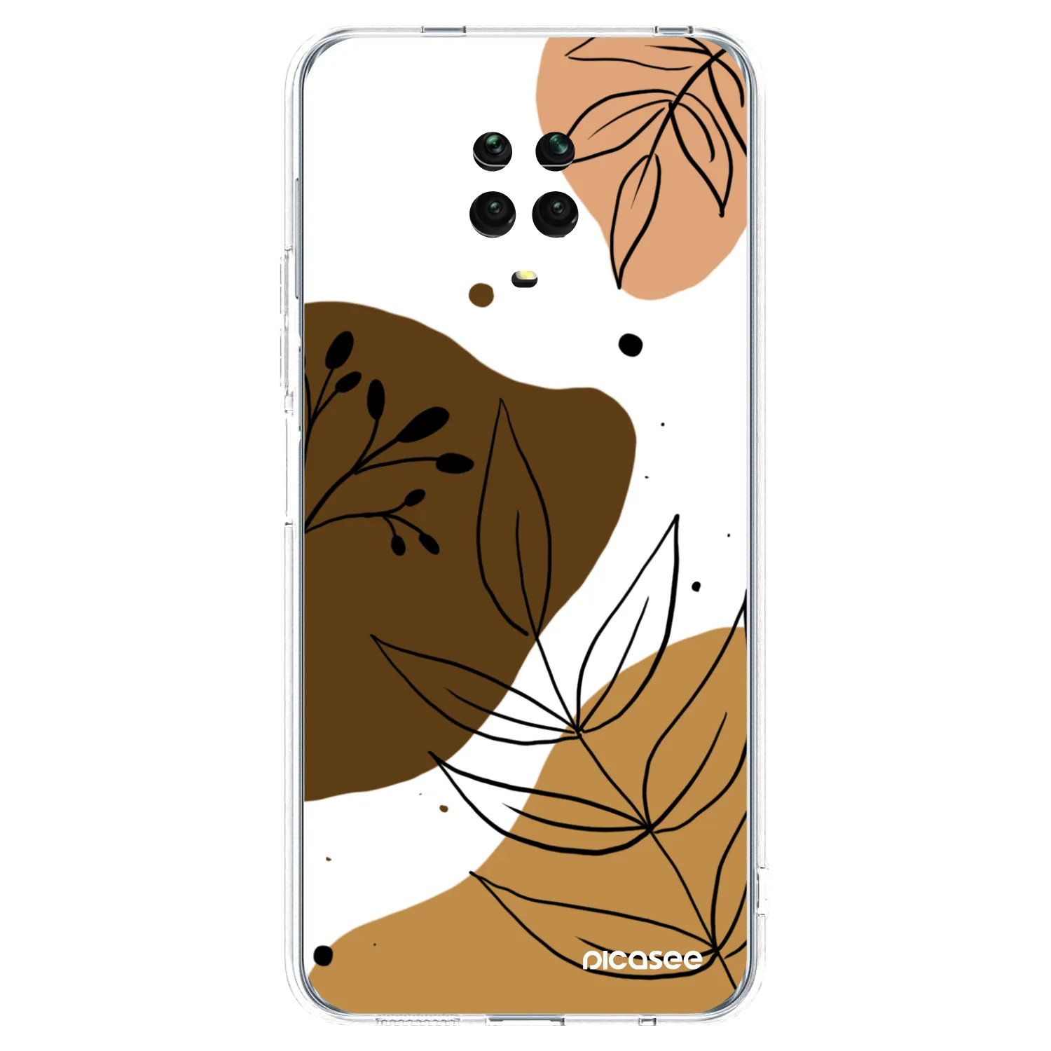 Picasee silikonový průhledný obal pro Xiaomi Redmi Note 9 Pro - Boho style