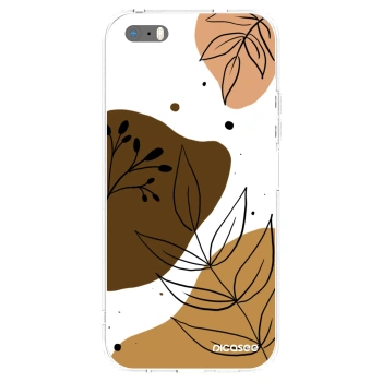 Picasee silikonový průhledný obal pro Apple iPhone 5/5S/SE - Boho style
