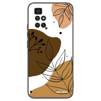 Picasee silikonový černý obal pro Xiaomi Redmi 10 - Boho style