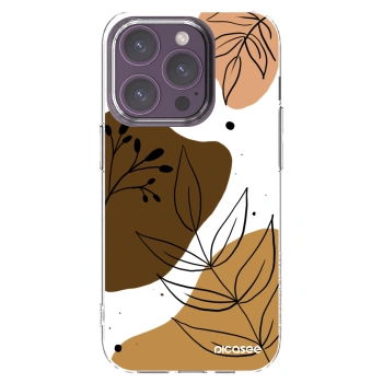 Picasee silikonový průhledný obal pro Apple iPhone 14 Pro - Boho style