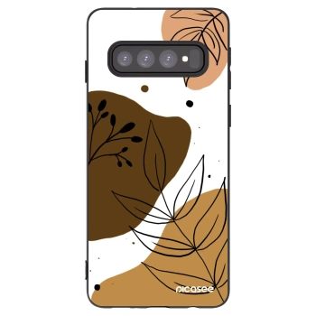 Picasee silikonový černý obal pro Samsung Galaxy S10 G973 - Boho style