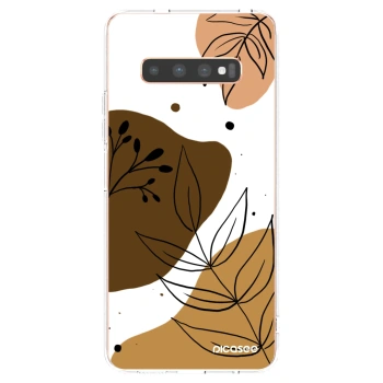 Picasee silikonový průhledný obal pro Samsung Galaxy S10 Plus G975 - Boho style