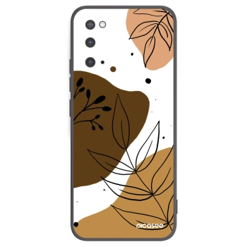 Picasee silikonový černý obal pro Samsung Galaxy S20 G980F - Boho style