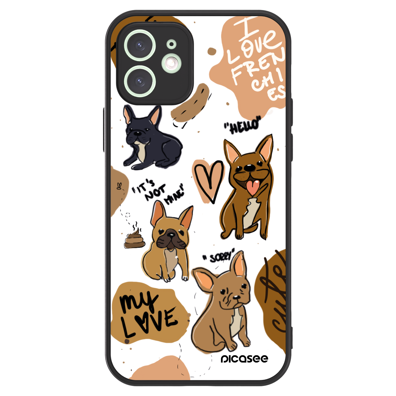Picasee ULTIMATE CASE pro Apple iPhone 12 - Frenchies