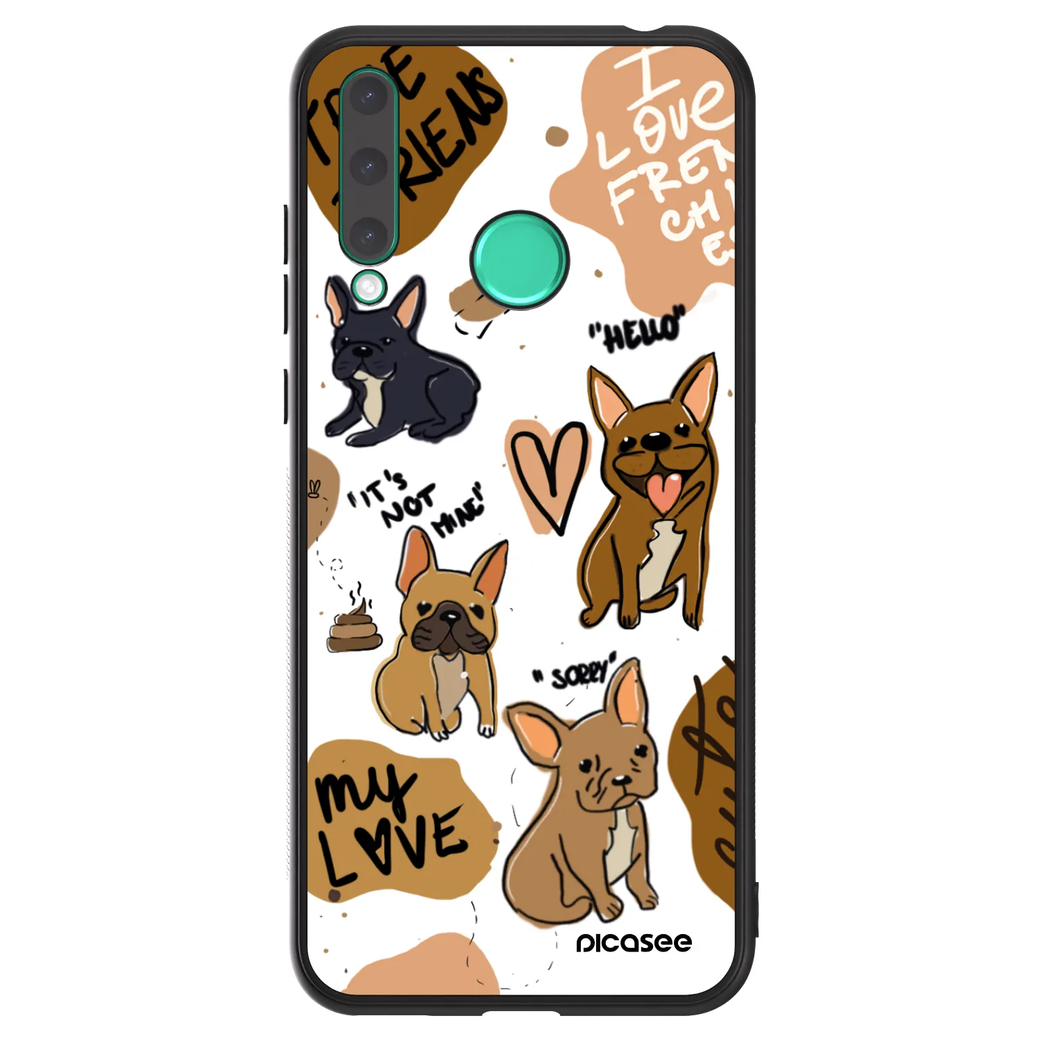 Picasee ULTIMATE CASE pro Honor 20 Lite - Frenchies