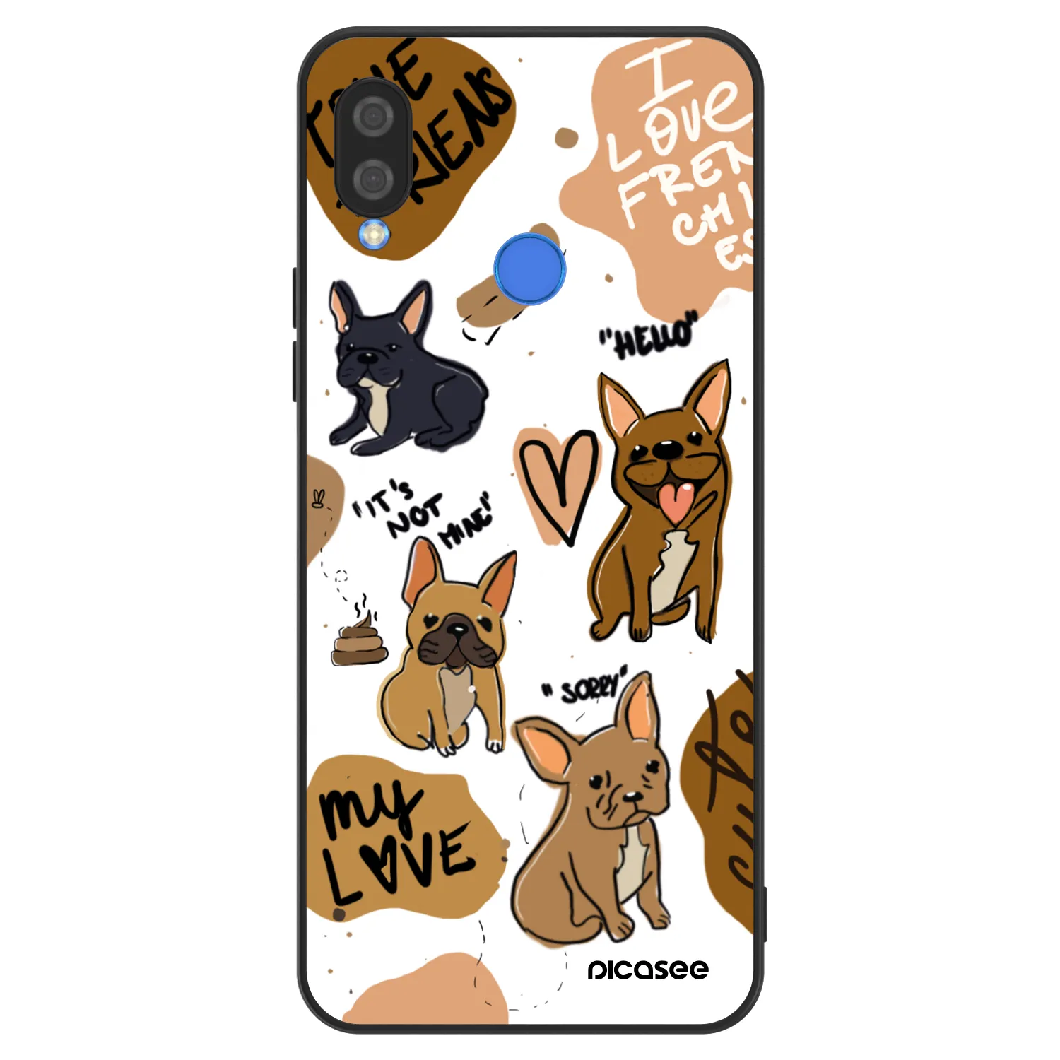 Picasee ULTIMATE CASE pro Huawei Nova 3 - Frenchies