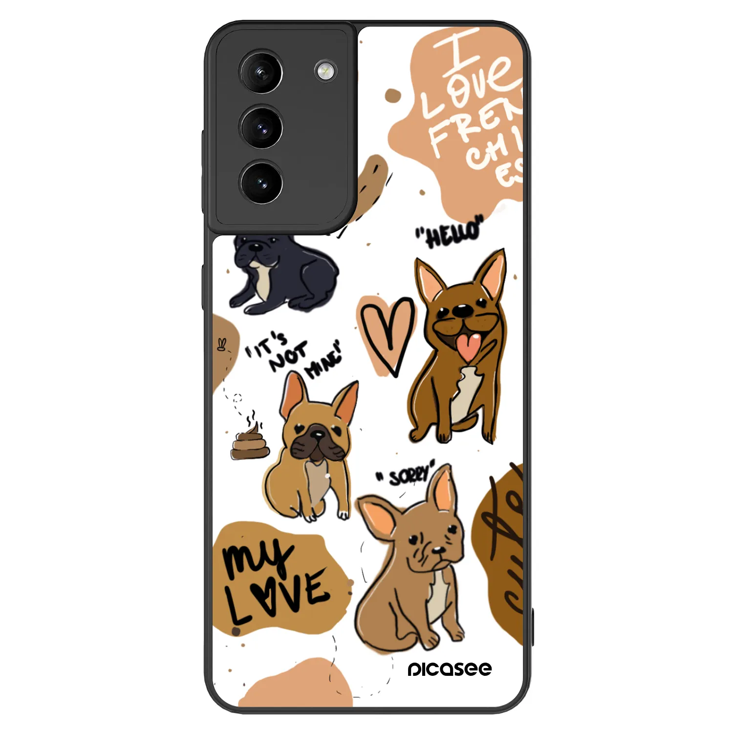 Picasee ULTIMATE CASE pro Samsung Galaxy S21+ 5G G996F - Frenchies