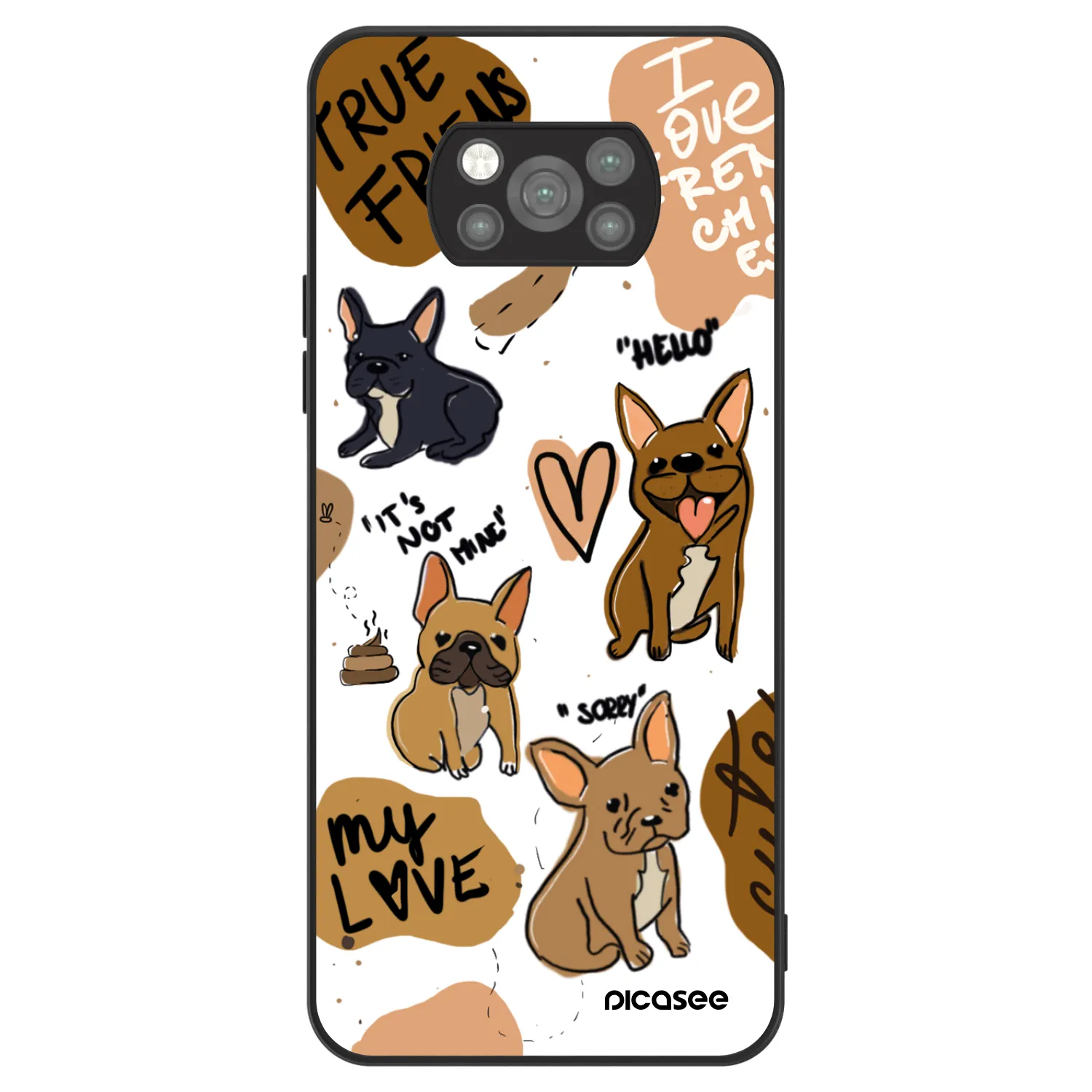 Picasee ULTIMATE CASE pro Xiaomi Poco X3 Pro - Frenchies