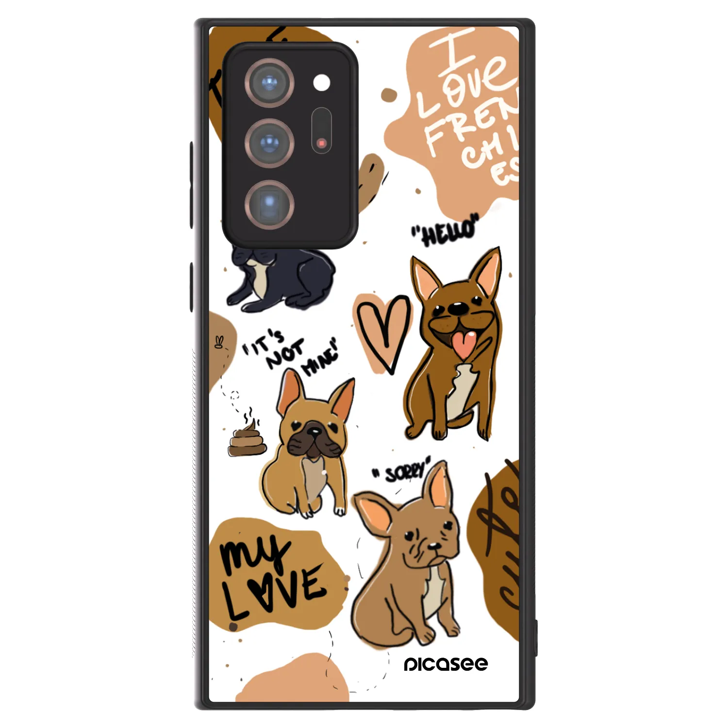 Picasee ULTIMATE CASE pro Samsung Galaxy Note 20 Ultra - Frenchies