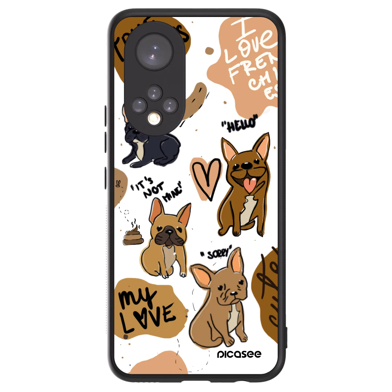 Picasee ULTIMATE CASE pro Honor 50 5G - Frenchies