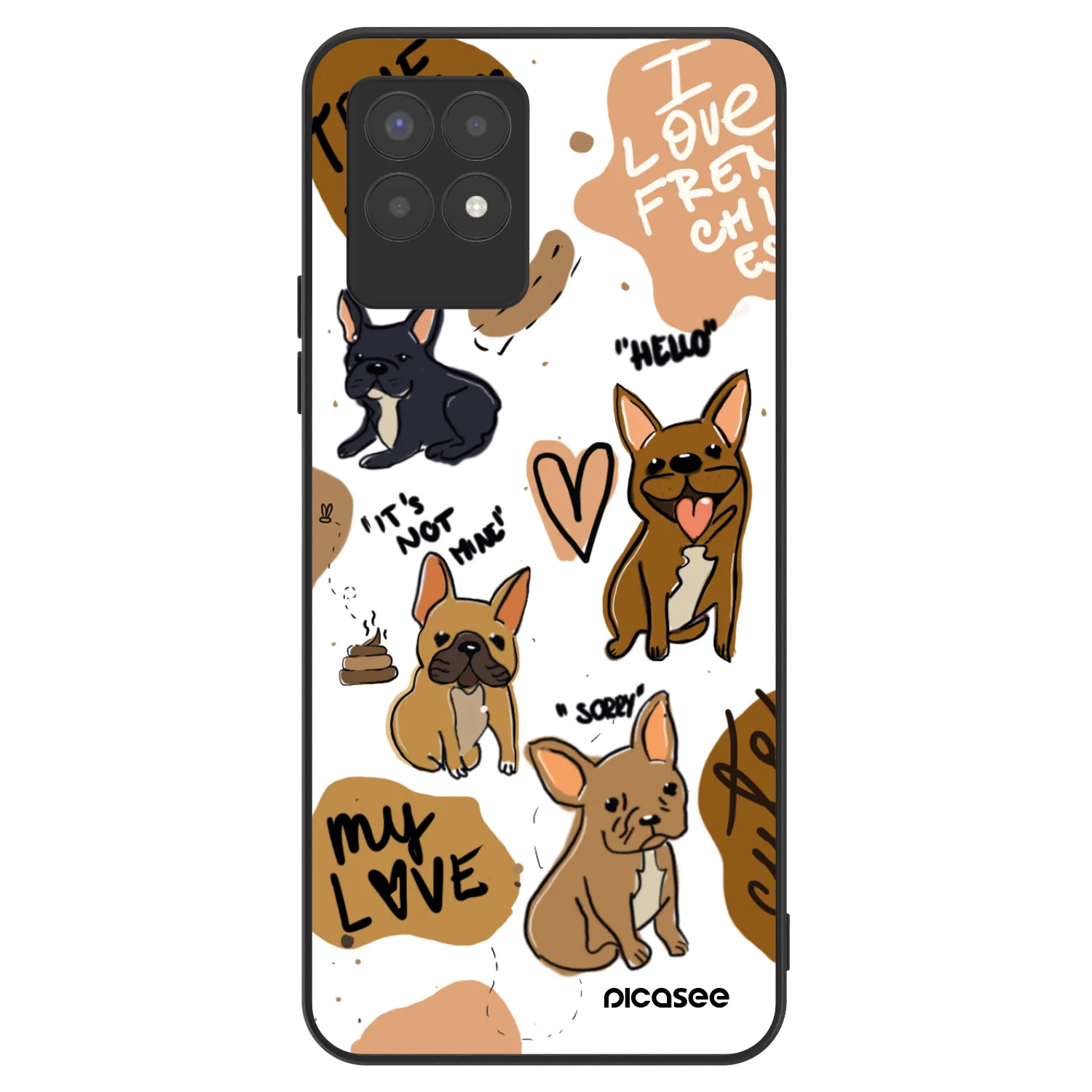 Picasee ULTIMATE CASE pro Realme 8i - Frenchies