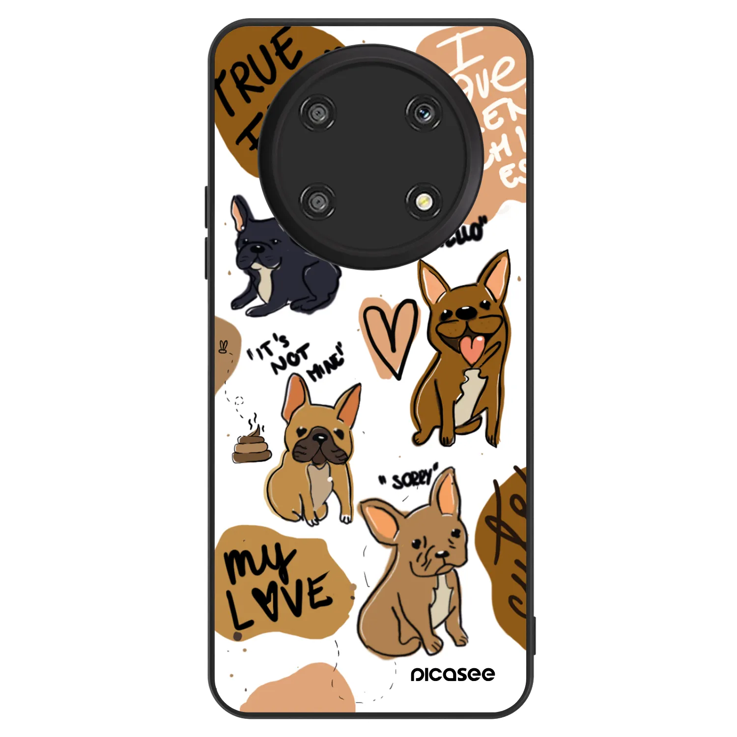 Picasee ULTIMATE CASE pro Honor Magic4 Lite 5G - Frenchies