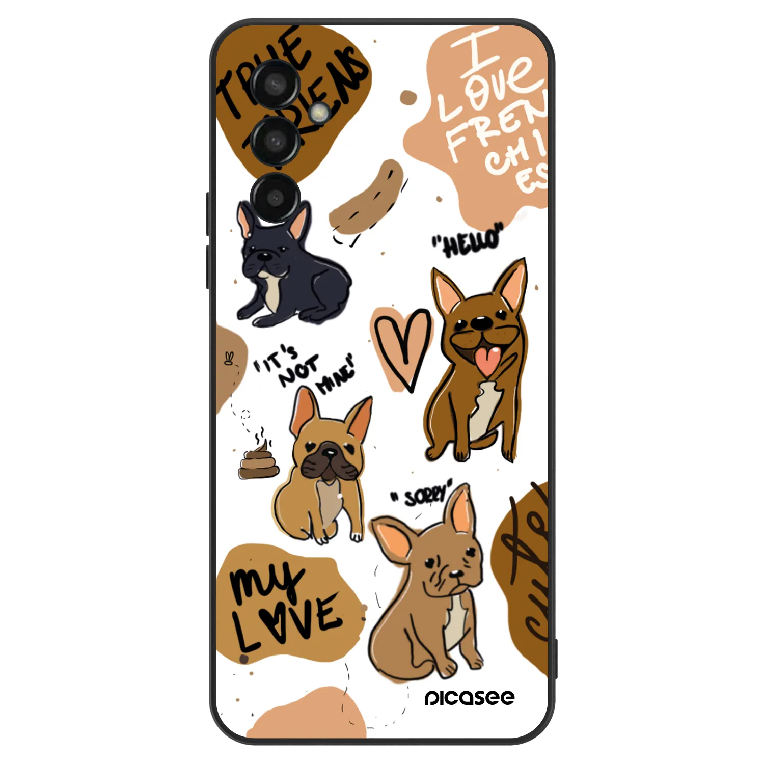 Picasee ULTIMATE CASE pro Samsung Galaxy M13 M135F - Frenchies