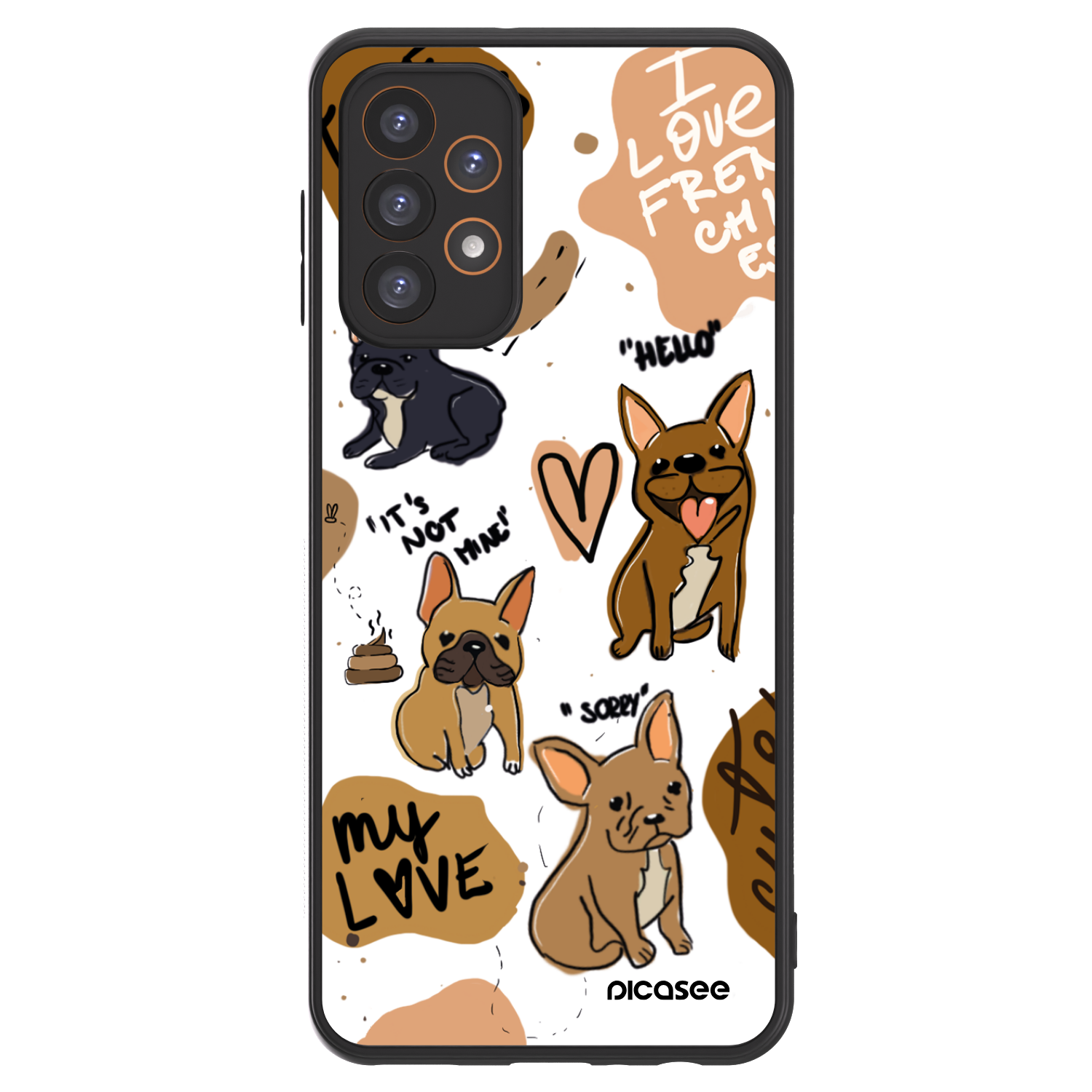 Picasee ULTIMATE CASE pro Samsung Galaxy A23 A236B 5G - Frenchies