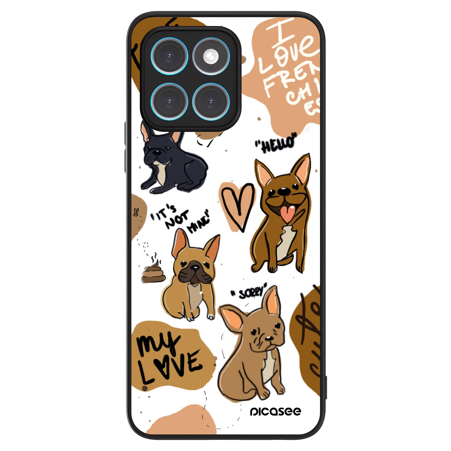 Picasee ULTIMATE CASE pro Honor X6 - Frenchies