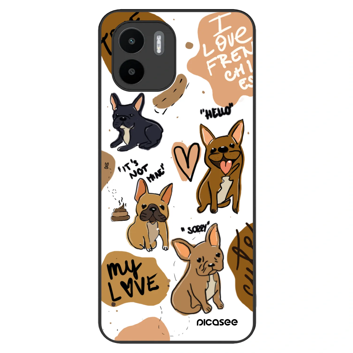 Picasee ULTIMATE CASE pro Xiaomi Redmi A2 - Frenchies