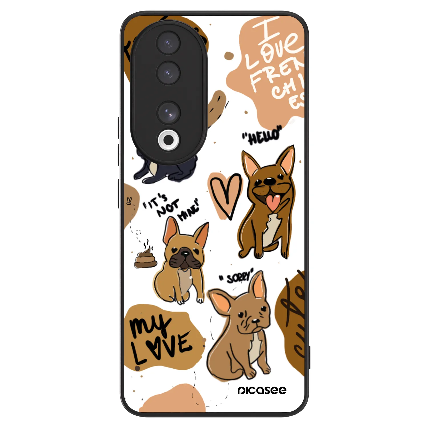 Picasee ULTIMATE CASE pro Honor 90 5G - Frenchies