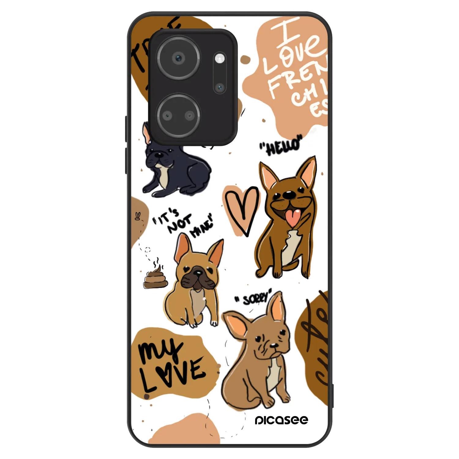 Picasee ULTIMATE CASE pro Honor X7a - Frenchies