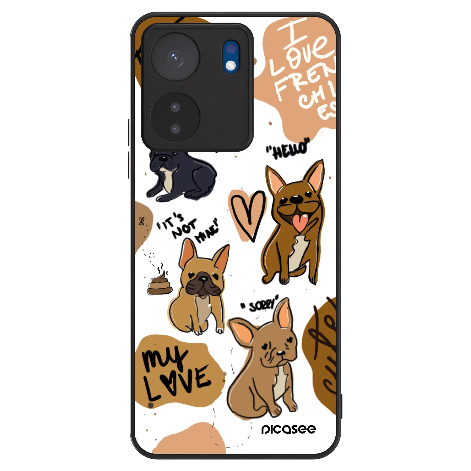 Picasee ULTIMATE CASE pro Xiaomi Redmi 13C 4G - Frenchies