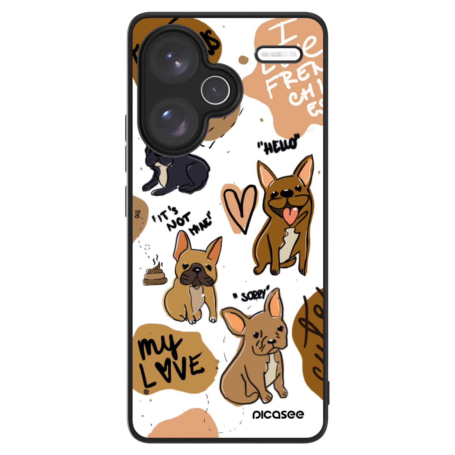 Picasee ULTIMATE CASE pro Xiaomi Redmi Note 13 Pro+ 5G - Frenchies
