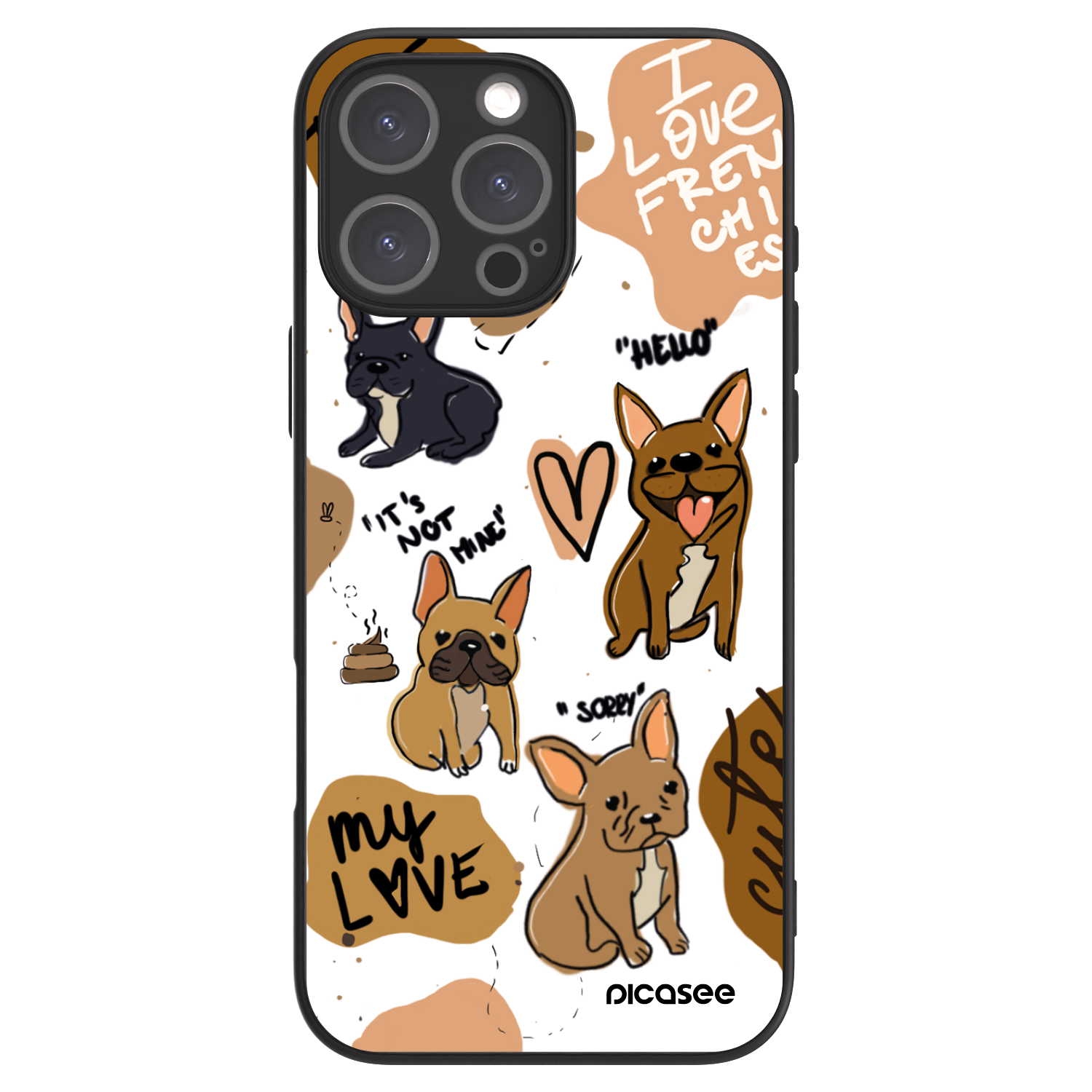 Picasee ULTIMATE CASE pro Apple iPhone 16 Pro Max - Frenchies
