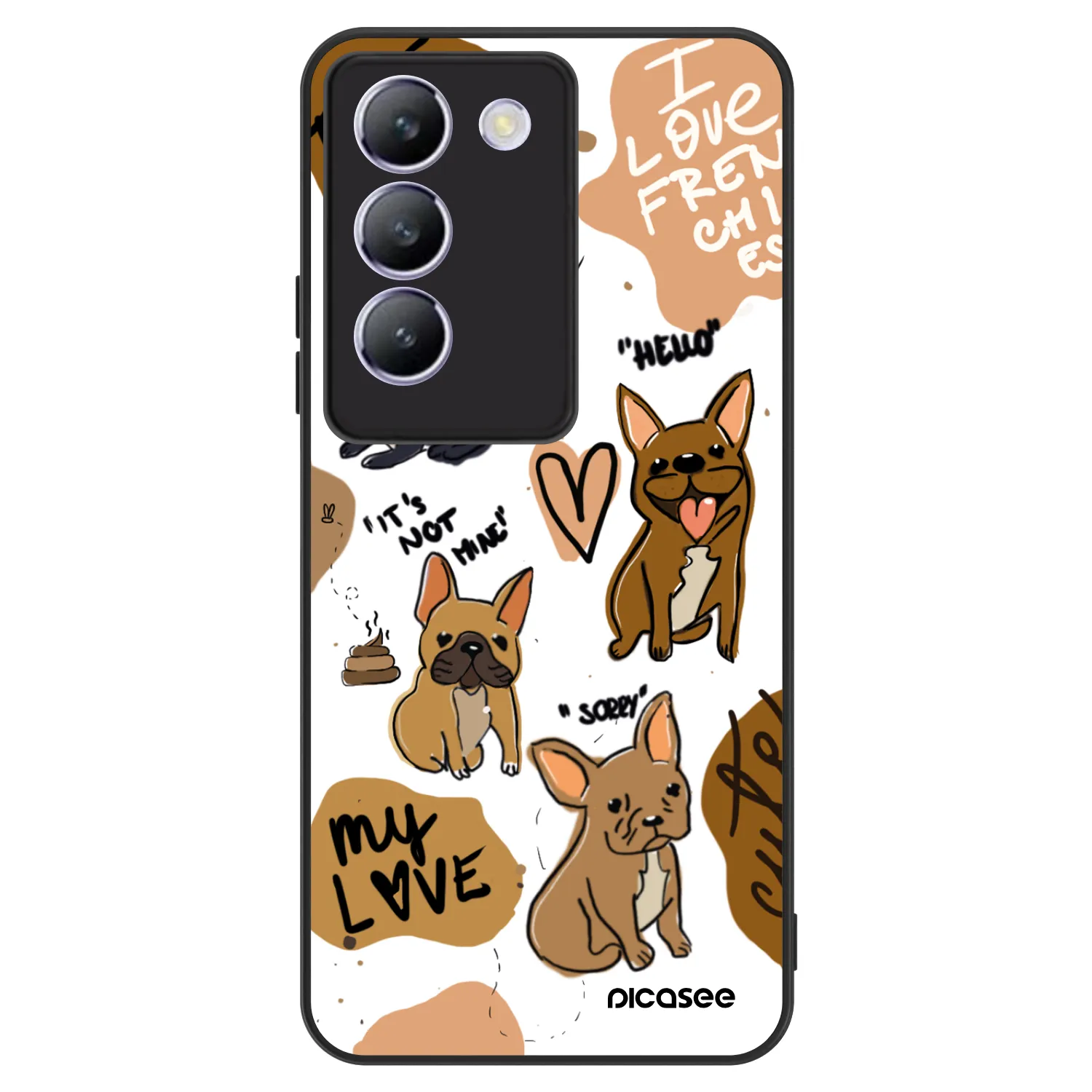 Picasee ULTIMATE CASE pro Vivo V40 SE 5G - Frenchies