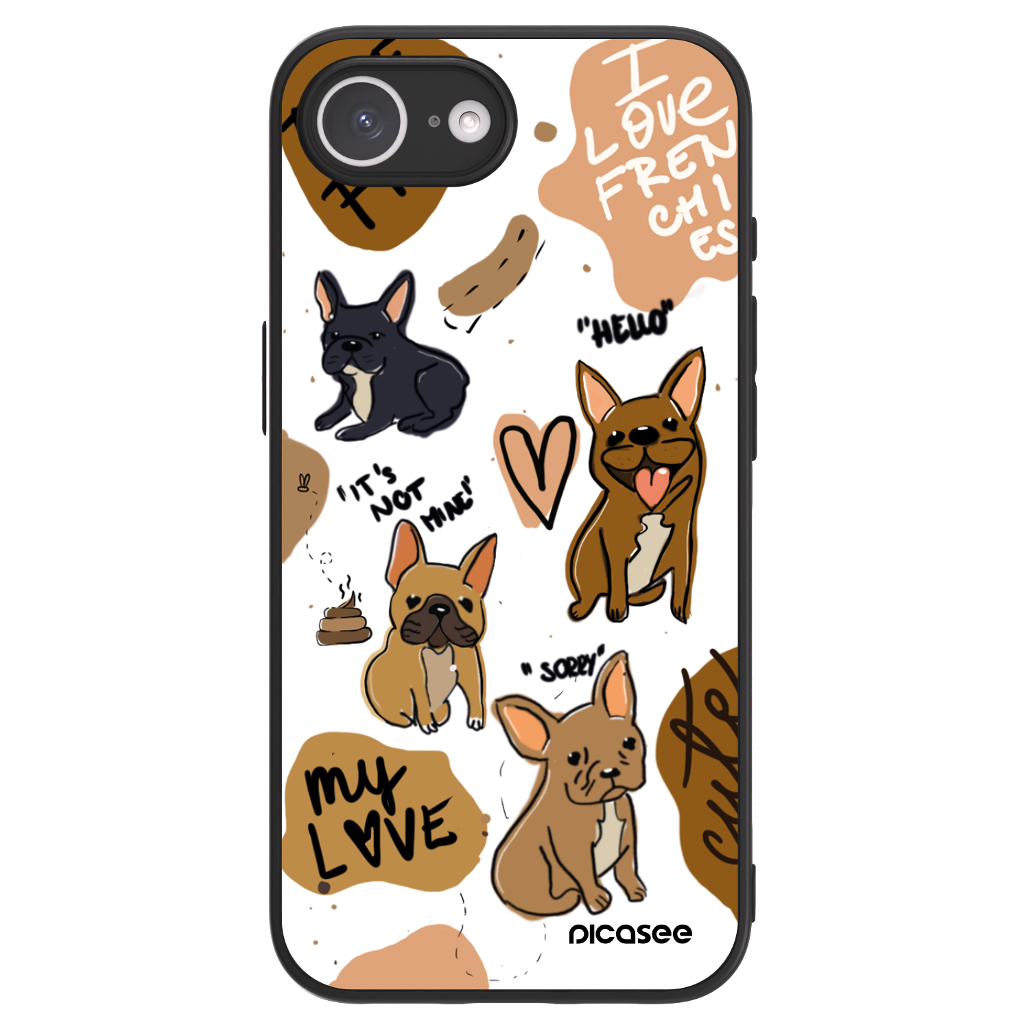 Picasee ULTIMATE CASE pro Apple iPhone 16e - Frenchies