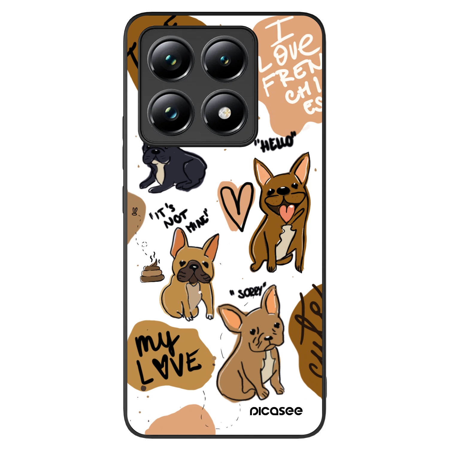Picasee ULTIMATE CASE pro Xiaomi 14T - Frenchies