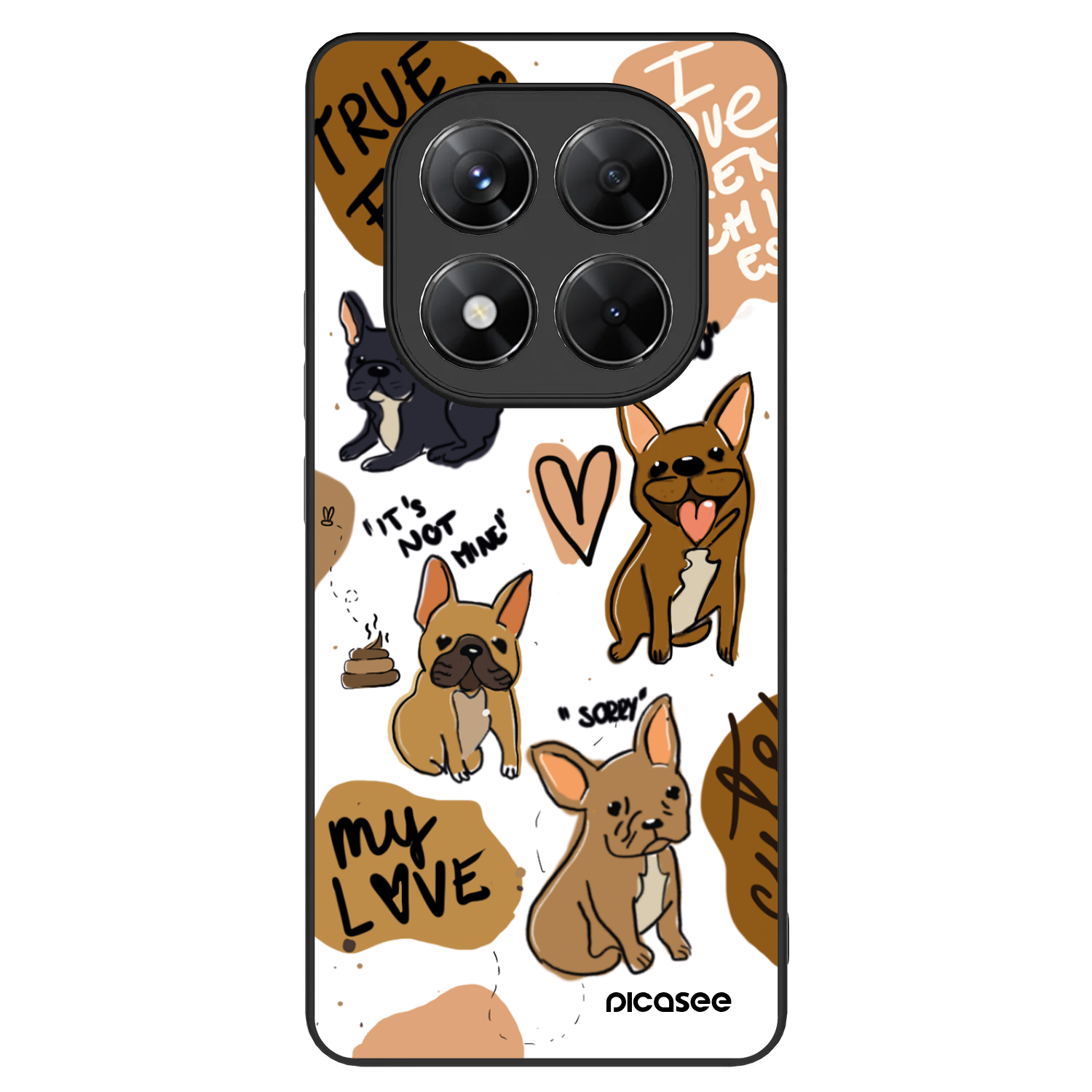 Picasee ULTIMATE CASE pro Xiaomi Redmi Note 14 Pro 5G - Frenchies