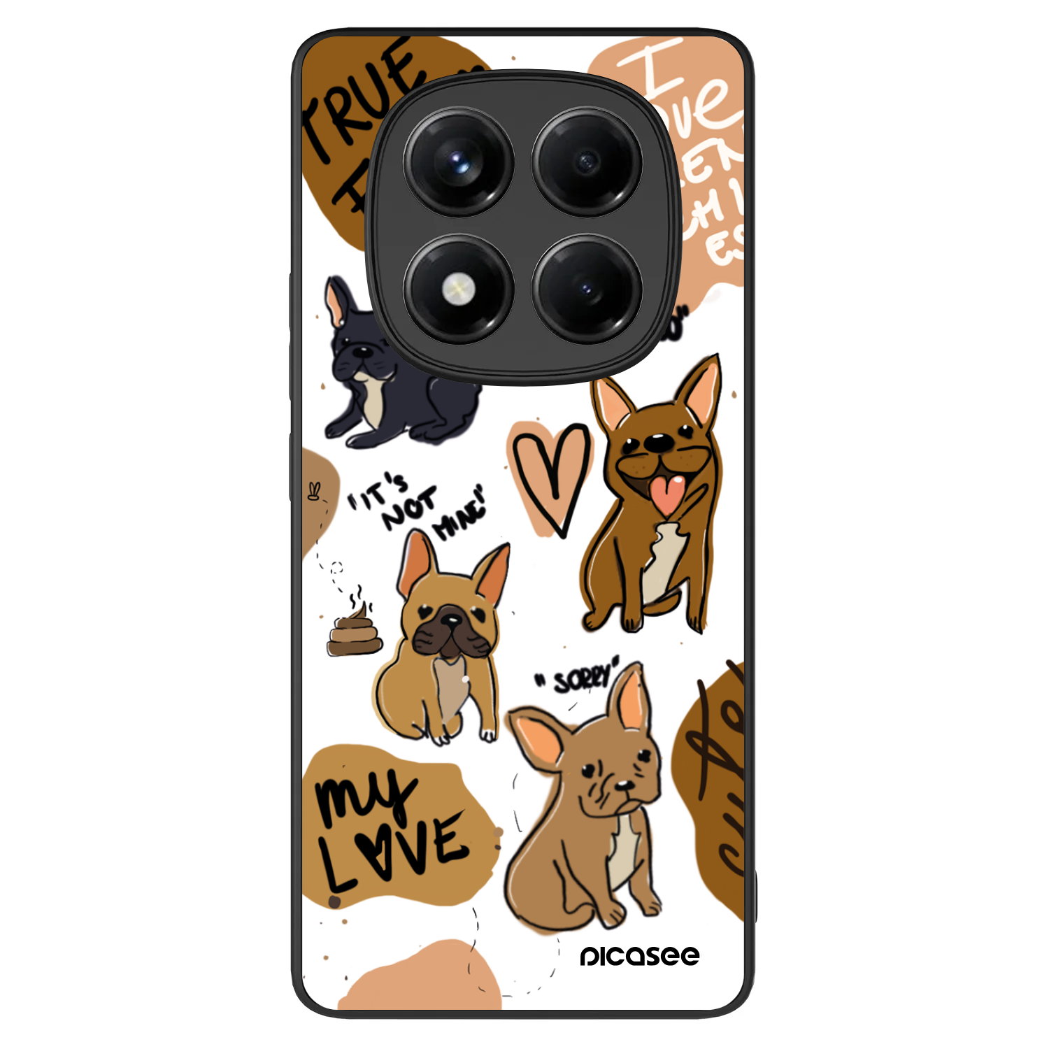 Picasee ULTIMATE CASE pro Xiaomi Redmi Note 14 Pro 4G - Frenchies
