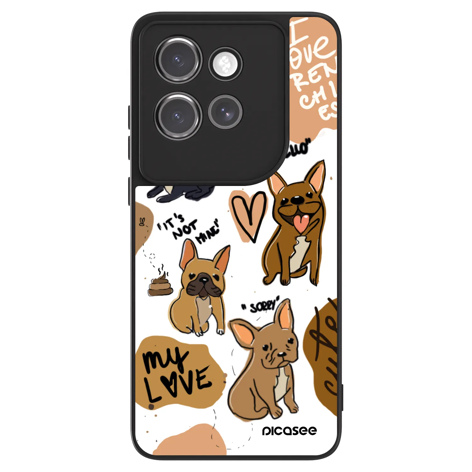 Picasee ULTIMATE CASE pro Motorola Edge 50 Neo - Frenchies