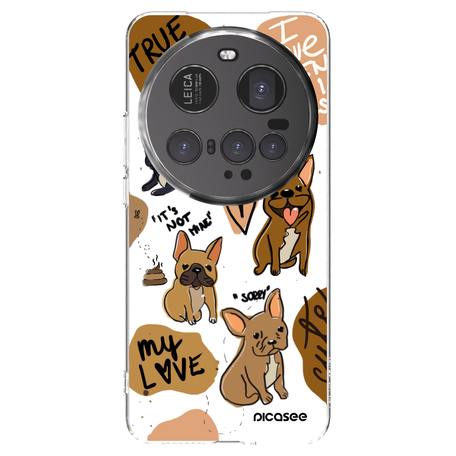 Picasee silikonový průhledný obal pro Xiaomi 15 Ultra - Frenchies