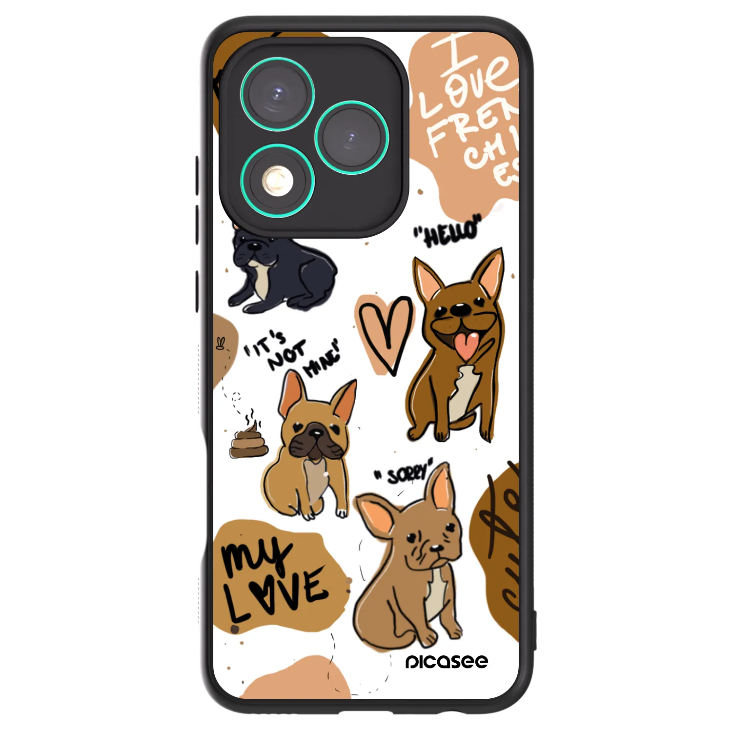 Picasee ULTIMATE CASE pro Honor 400 Lite 5G - Frenchies