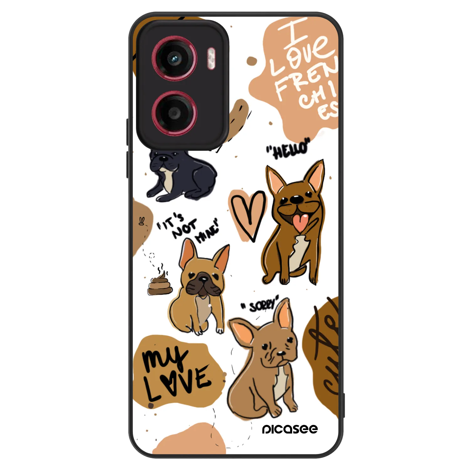 Picasee ULTIMATE CASE pro Motorola Moto G05 - Frenchies
