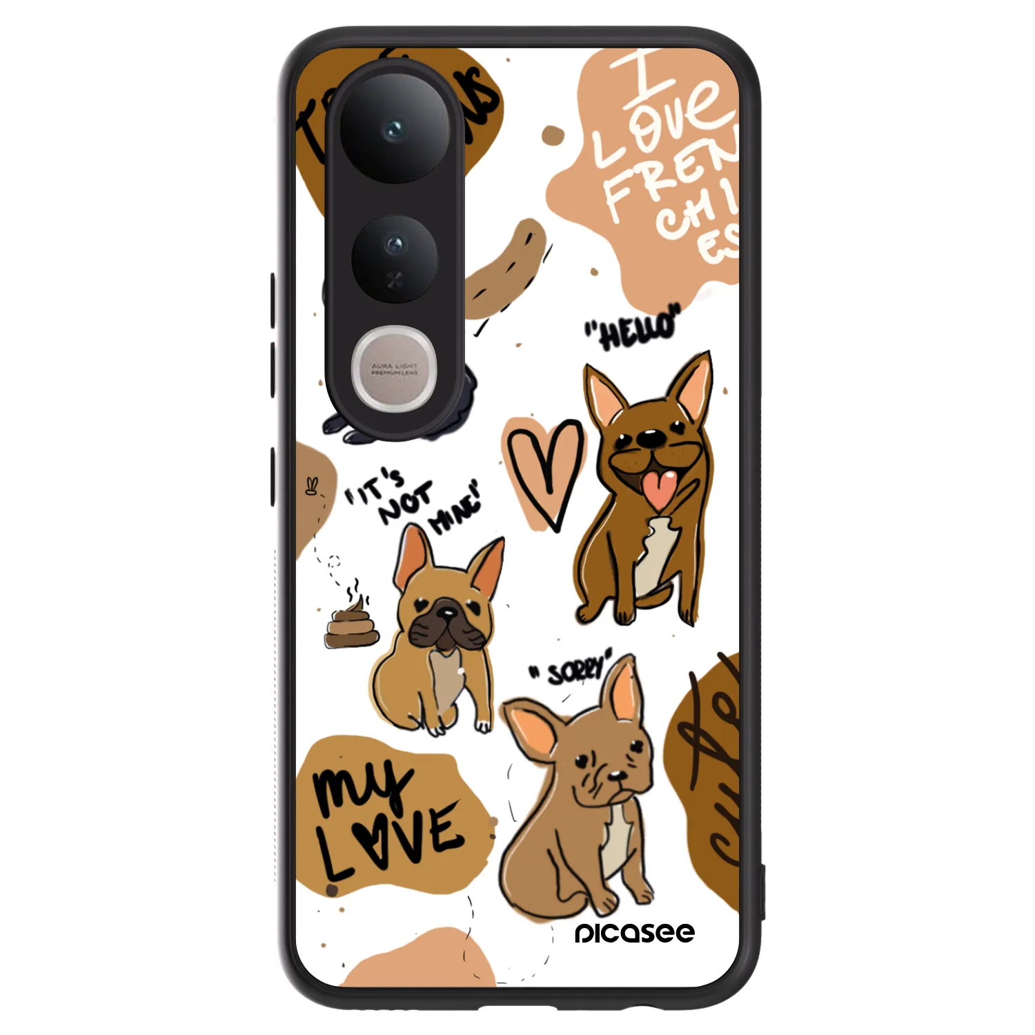 Picasee ULTIMATE CASE pro Vivo V50 Lite 5G - Frenchies