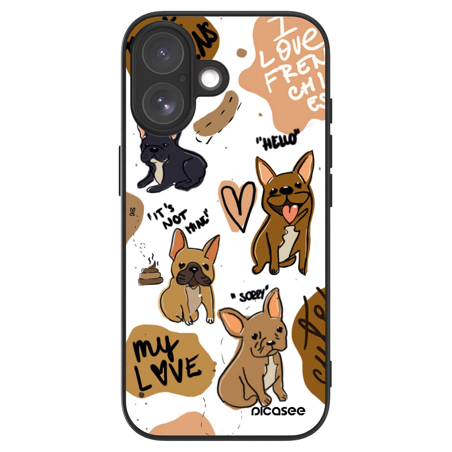 Picasee ULTIMATE CASE MagSafe pro Apple iPhone 17 - Frenchies