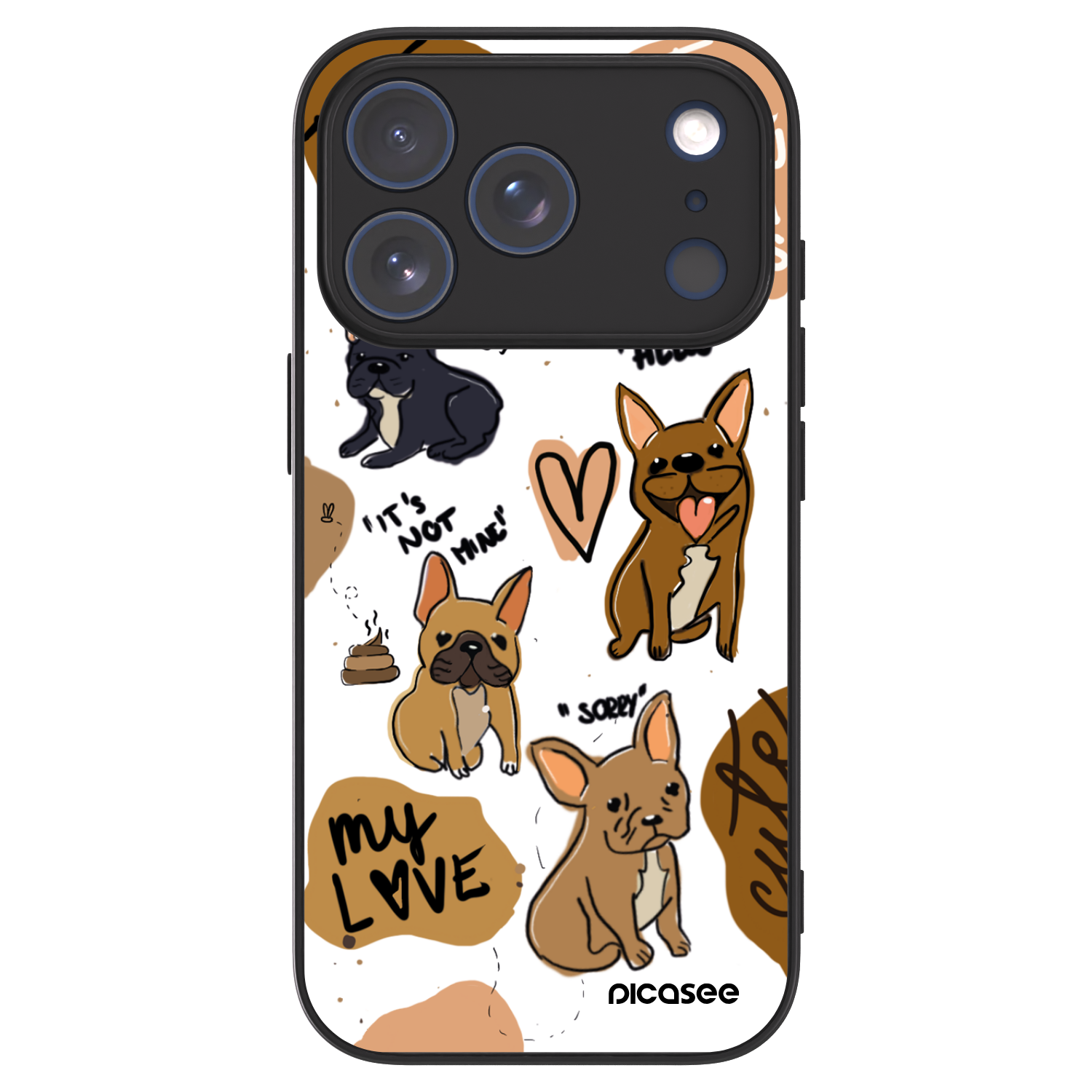 Picasee ULTIMATE CASE pro Apple iPhone 17 Pro - Frenchies