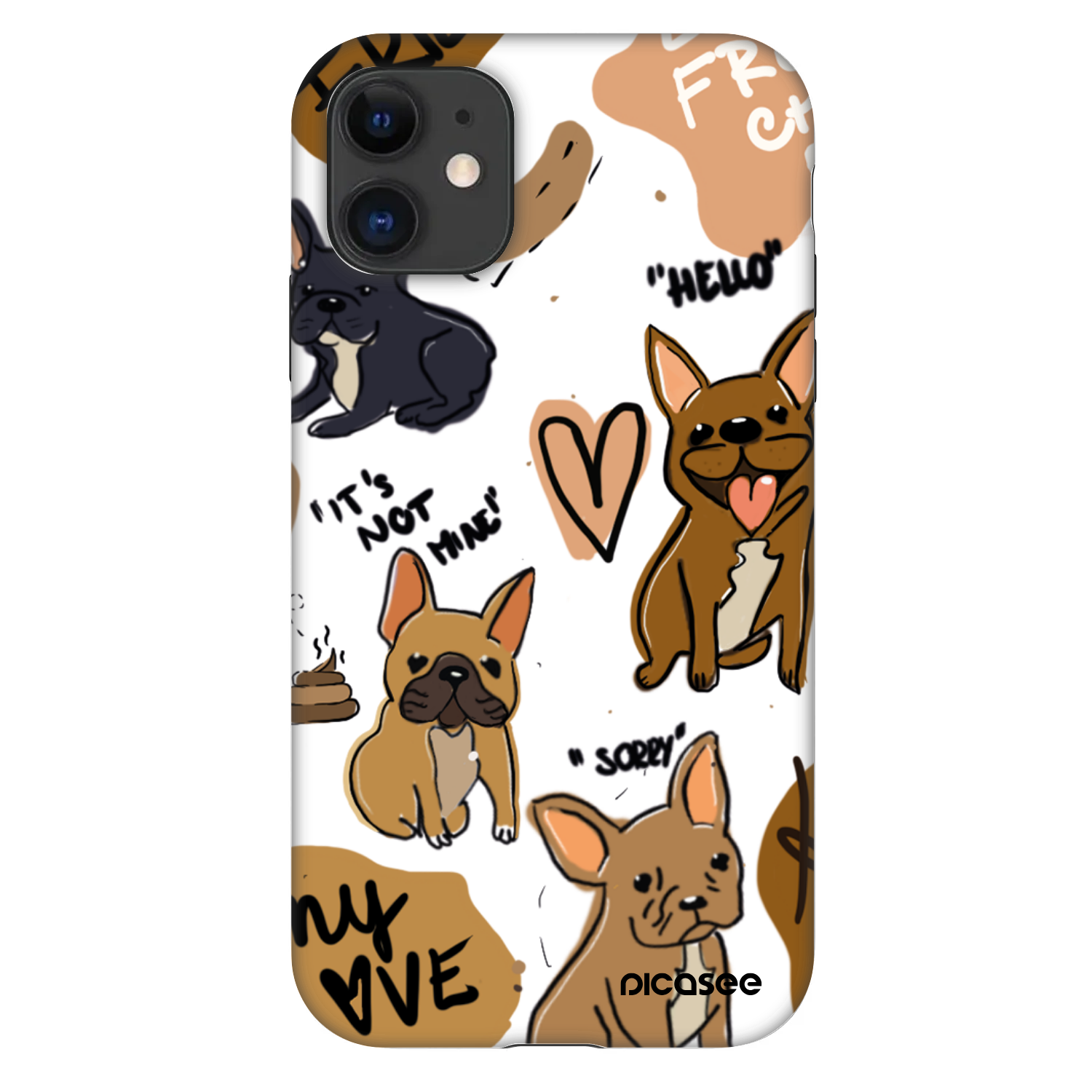 Picasee Fashion Case pro Apple iPhone 11 - Frenchies