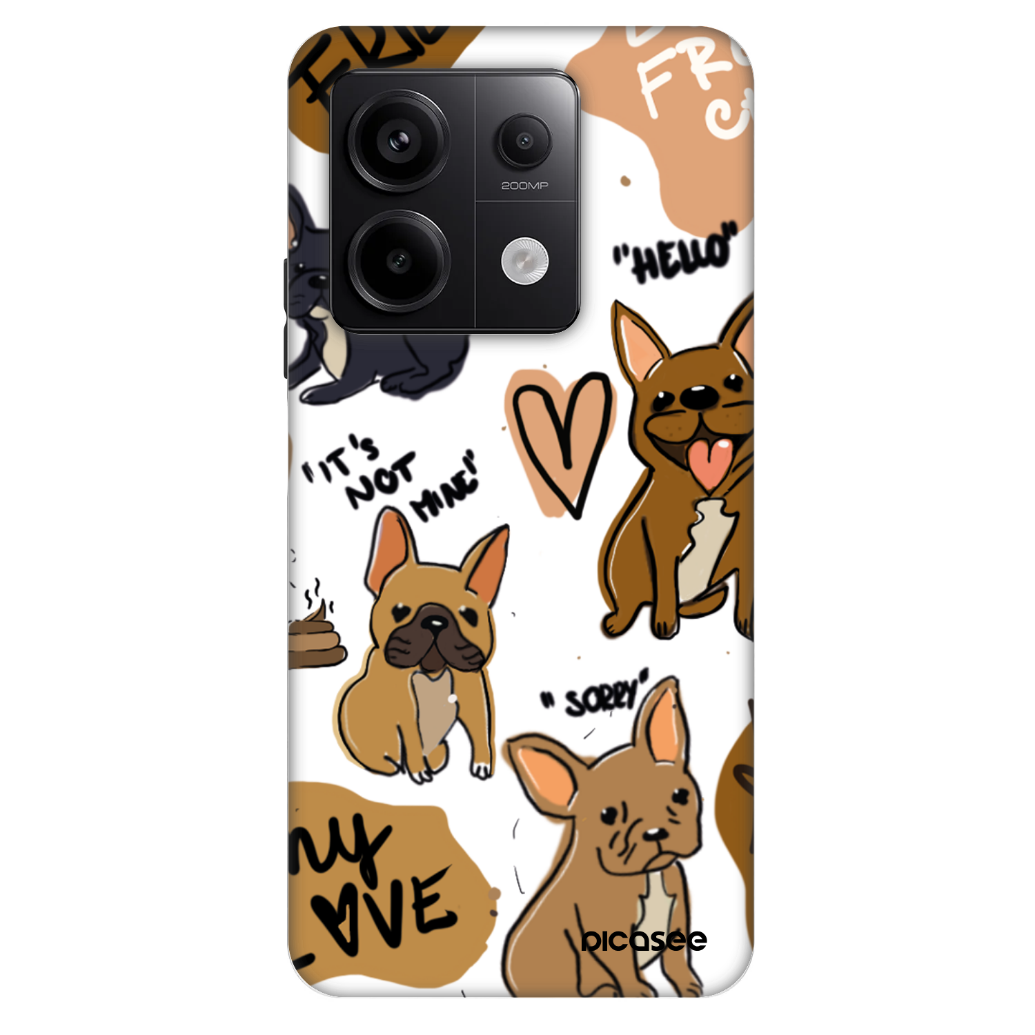 Picasee Fashion Case pro Xiaomi Redmi Note 13 Pro 5G - Frenchies