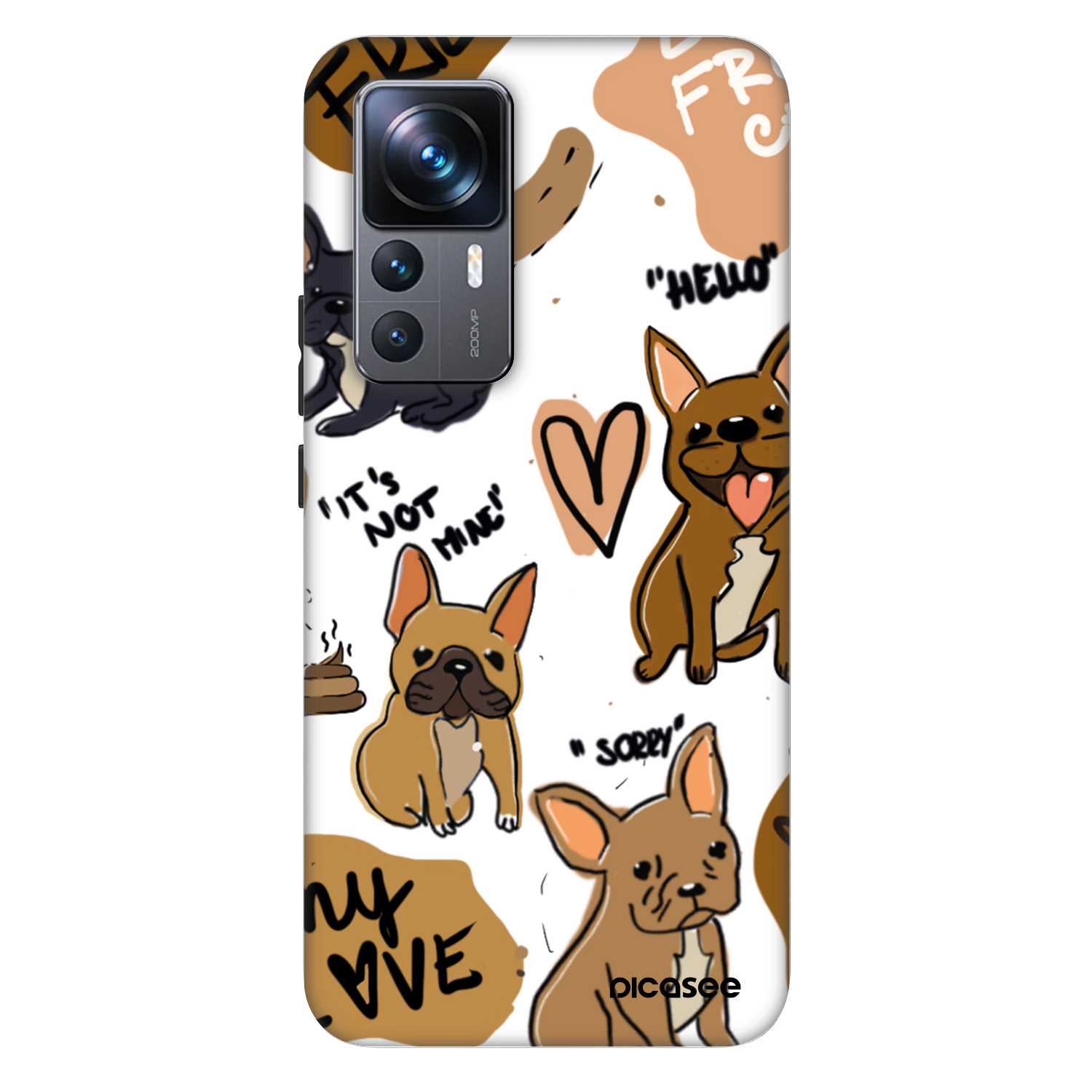 Picasee Fashion Case pro Xiaomi 12T Pro - Frenchies