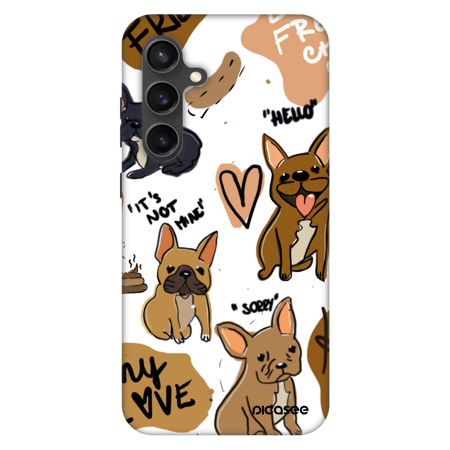 Picasee Fashion Case pro Samsung Galaxy S24 FE S721B - Frenchies