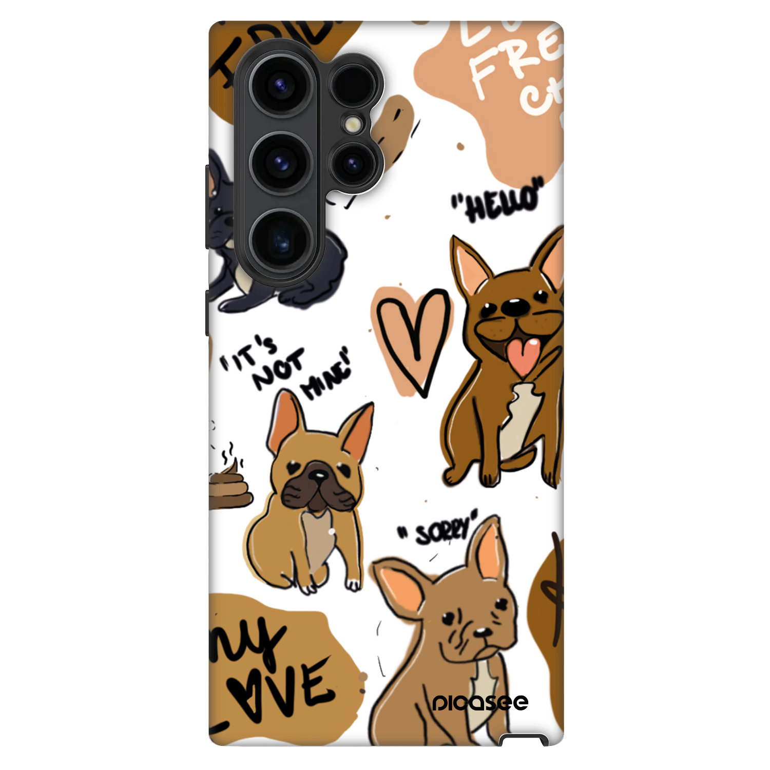 Picasee Fashion Case pro Samsung Galaxy S23 Ultra 5G - Frenchies