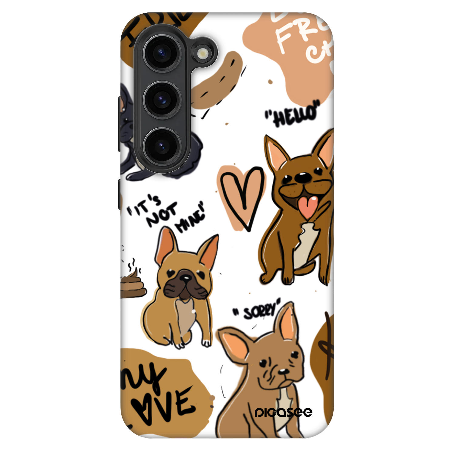 Picasee Fashion Case pro Samsung Galaxy S23 5G - Frenchies
