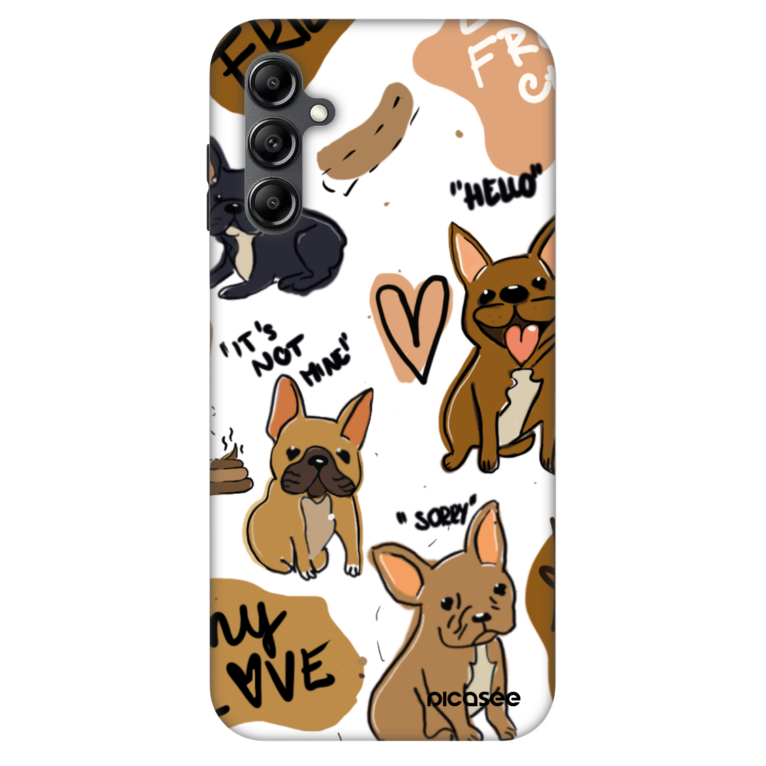 Picasee Fashion Case pro Samsung Galaxy A14 5G A146P - Frenchies