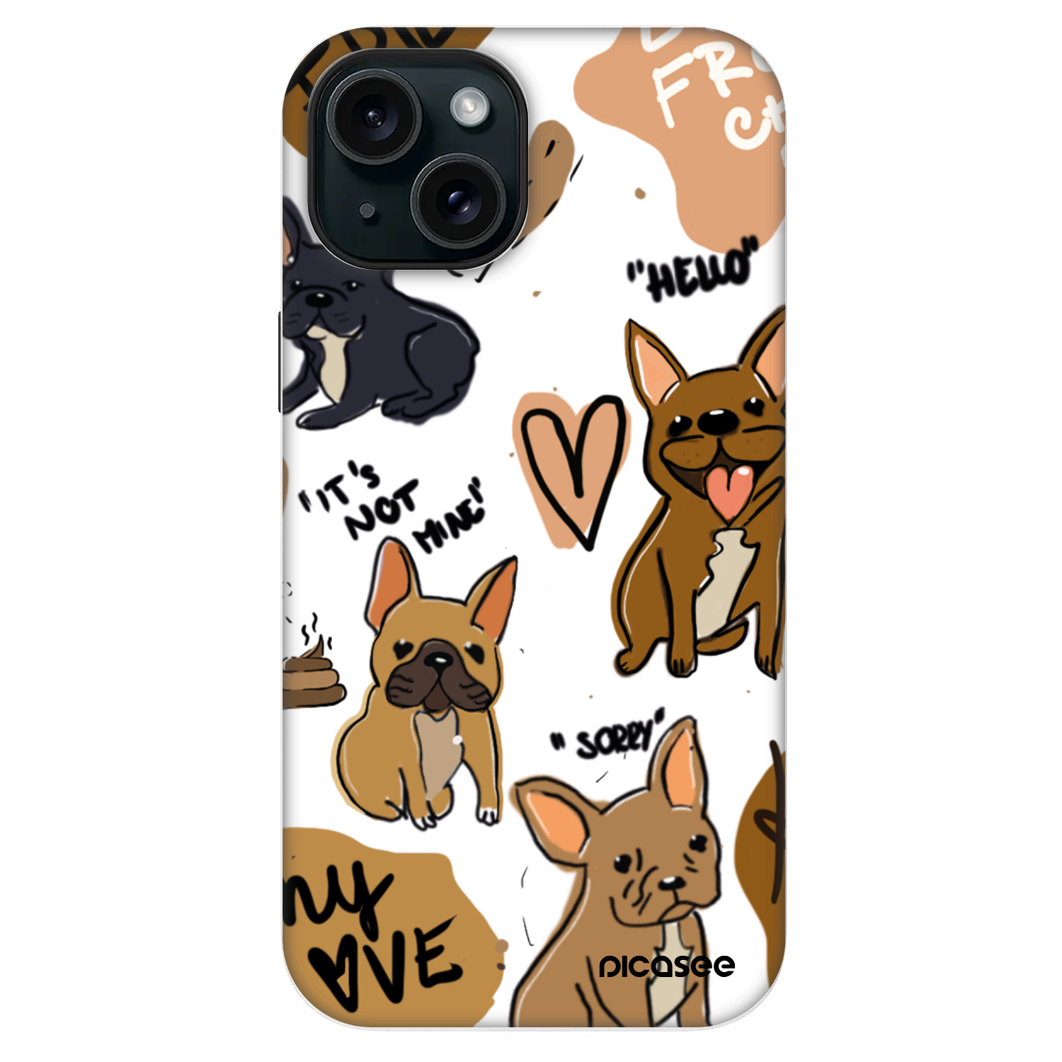 Picasee Fashion Case MagSafe Apple iPhone 13 - Frenchies