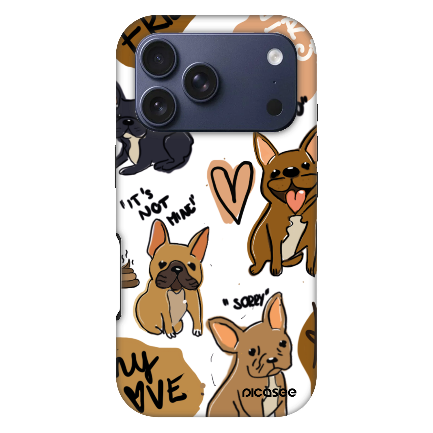 Picasee Fashion Case MagSafe Apple iPhone 17 Pro - Frenchies