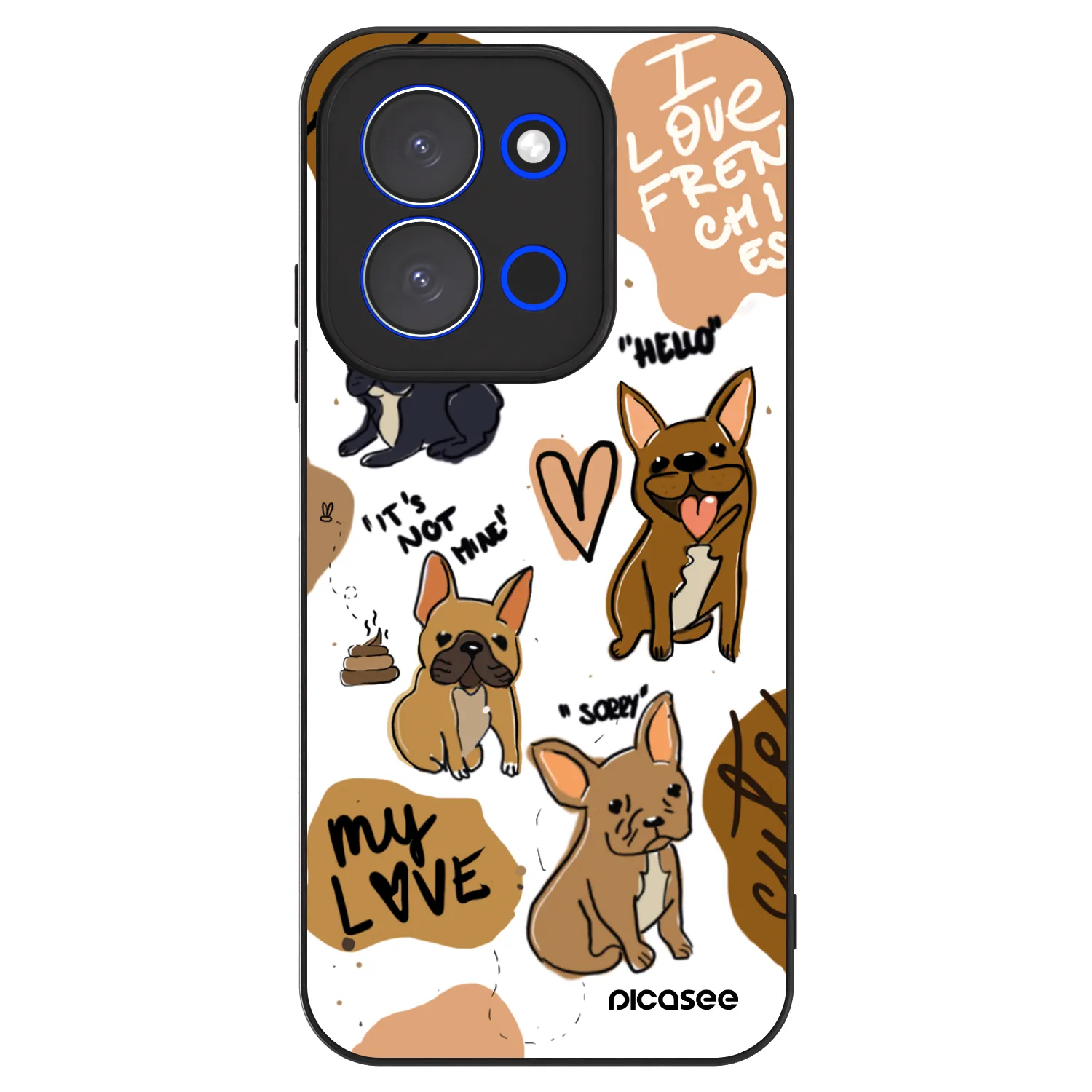 Picasee ULTIMATE CASE pro Xiaomi Redmi 15C 4G - Frenchies