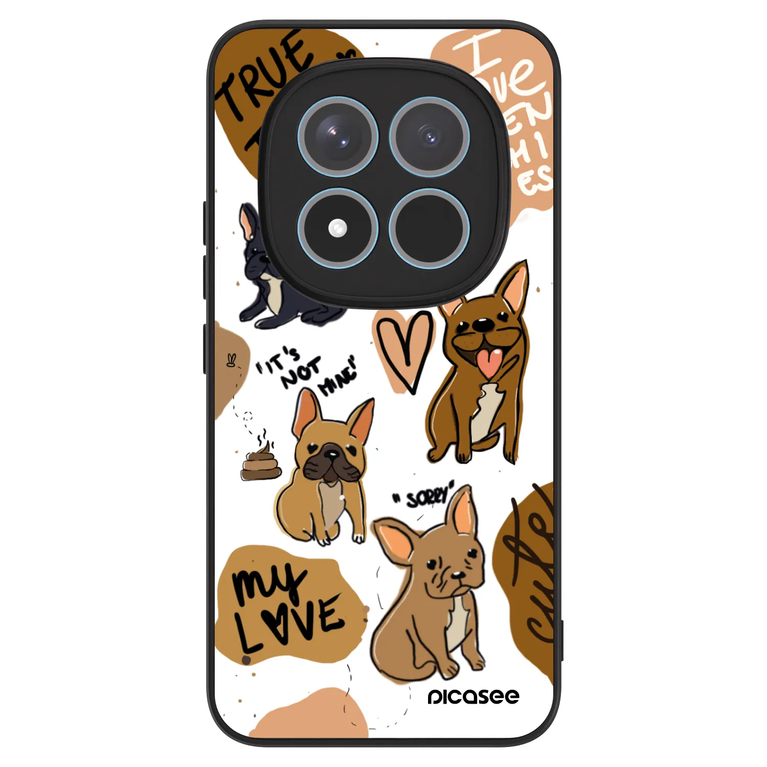 Picasee ULTIMATE CASE pro Xiaomi Redmi Note 15 Pro+ - Frenchies