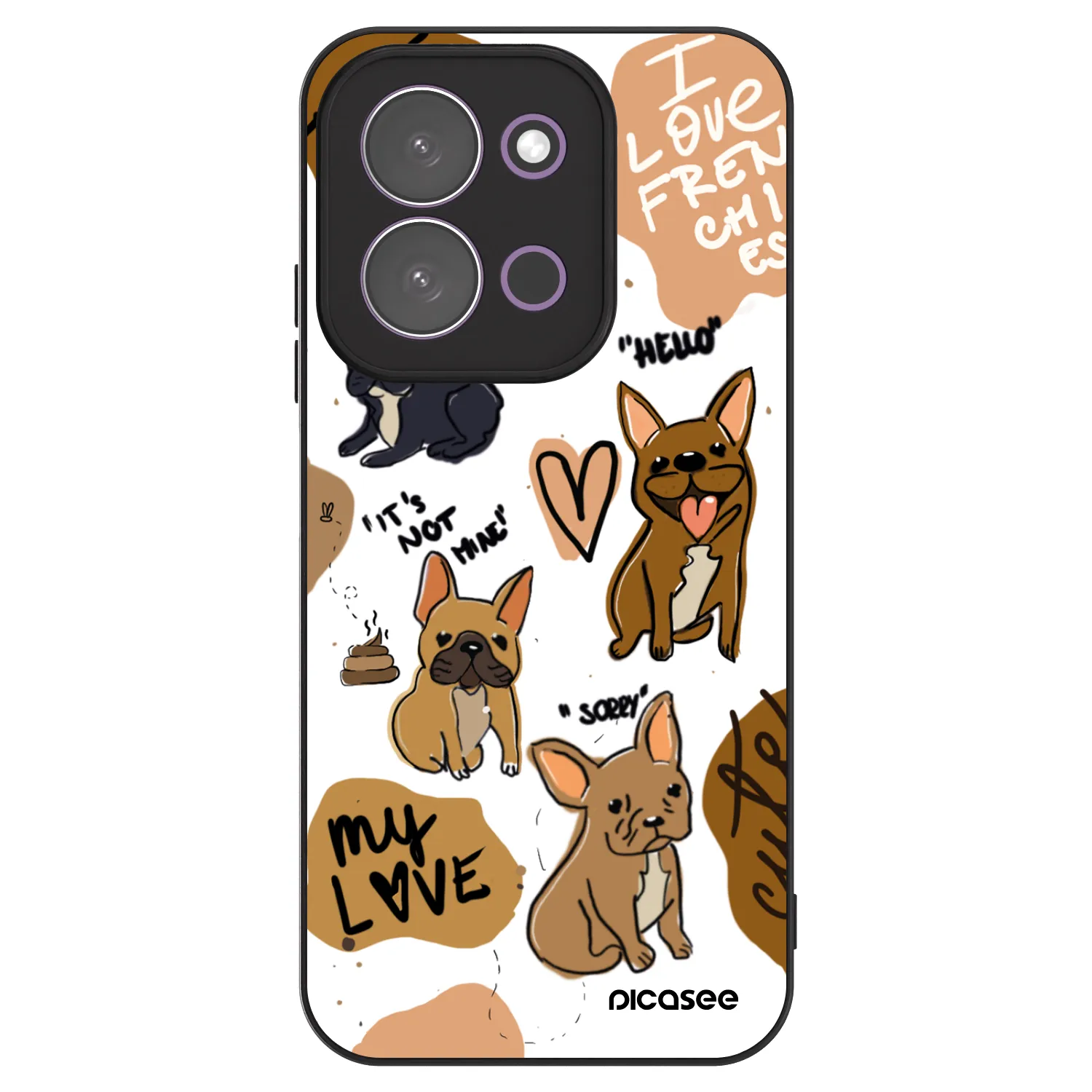 Picasee ULTIMATE CASE pro Xiaomi Redmi 15C 5G - Frenchies
